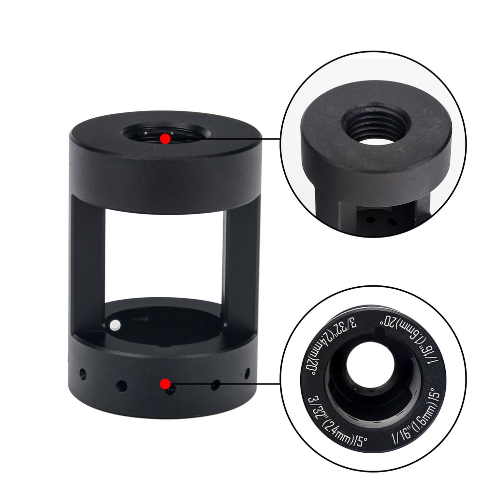 Aluminum Tungsten Electrode Sharpener Grinder Multi-Angle & Offsets TIG Welding