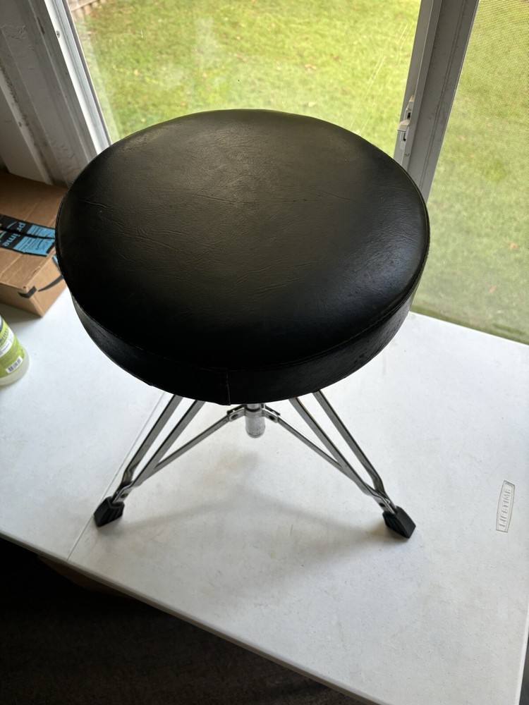 Percussion Plus Collapsible Folding Drum Padded Seat Stool Throne