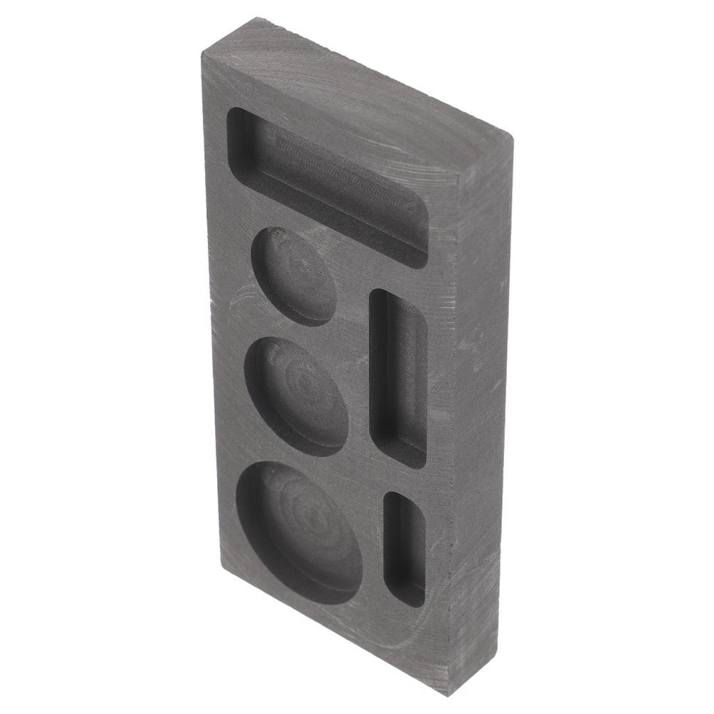 6 Slot Graphite Casting Mold for Metal Melting Tool Accessory