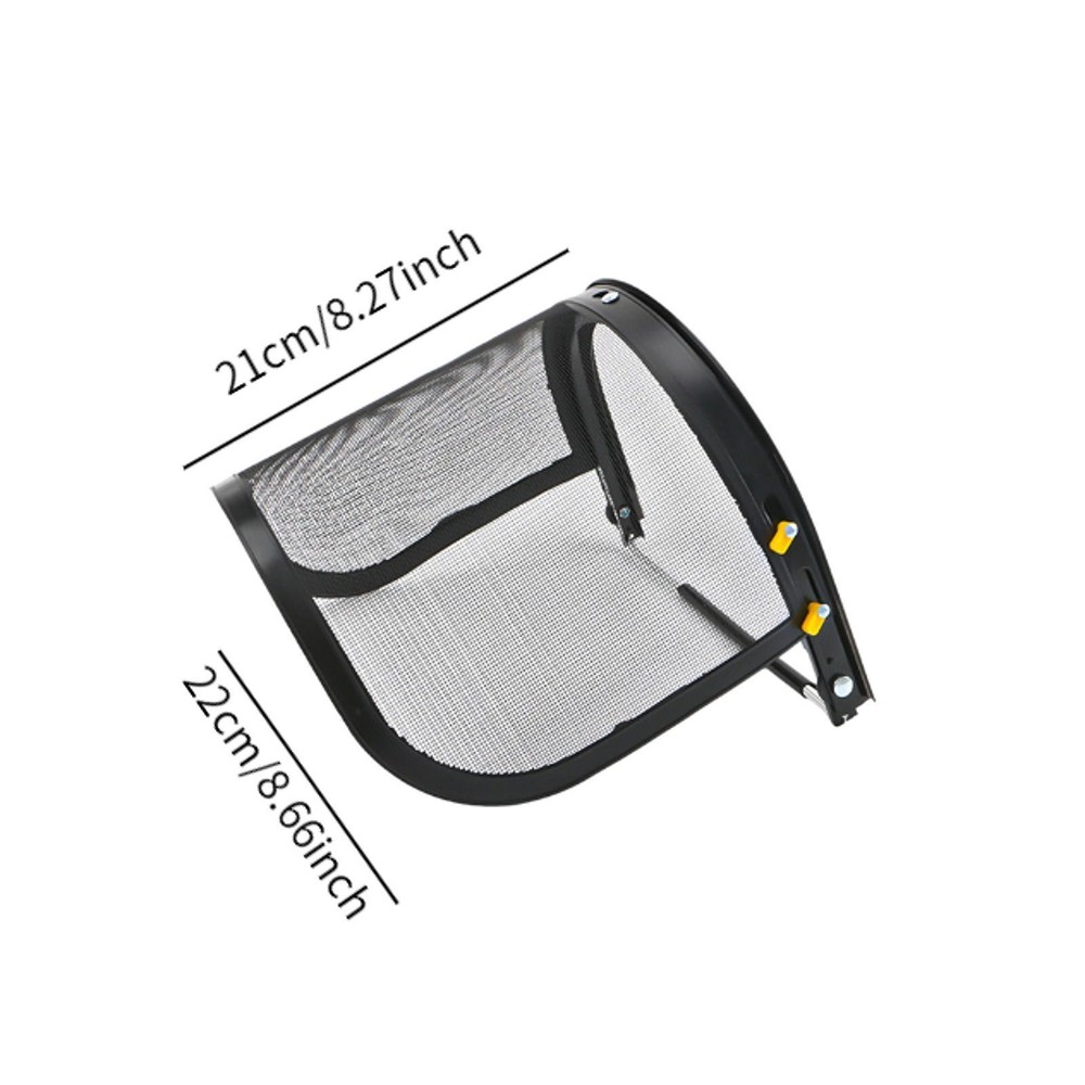 Weeds Whacking Face Shield Steel Mesh Face Shield for Weeds Eating Yard Work