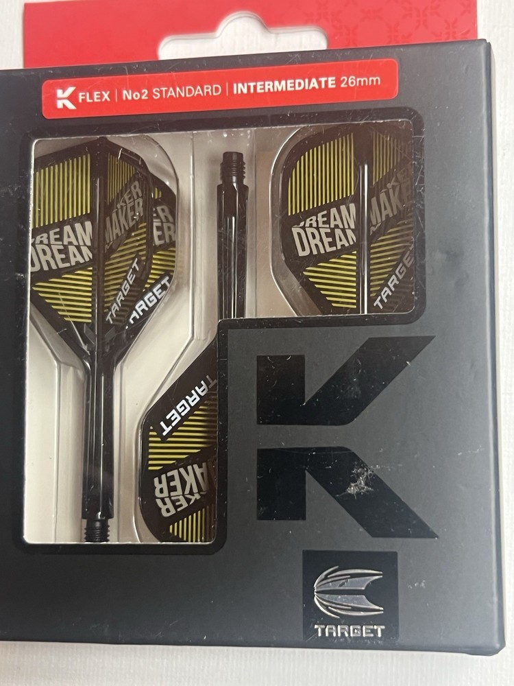2 Pack Target K-Flex Flight No2 Dimitri Van Den Bergh Intermediate Dart Flights