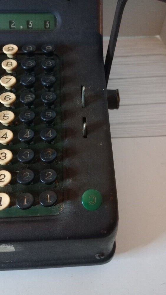 Allen Wales Desk Model Manual Adding Machine Vintage Untested Read Description