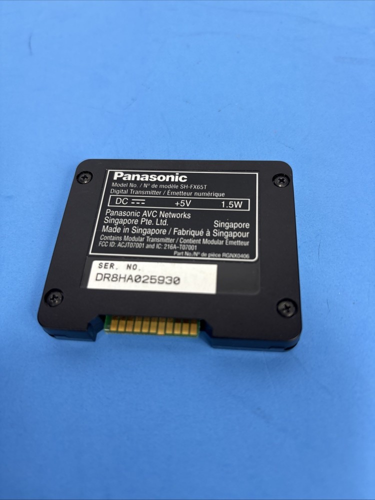 Panasonic Wireless Digital Transmitter SH-FX65T
