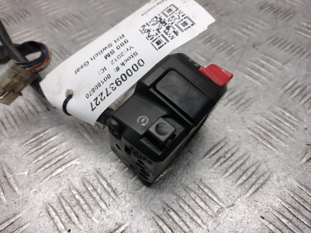 2012 KTM 990 SM R RIGHT SWITCH GEAR