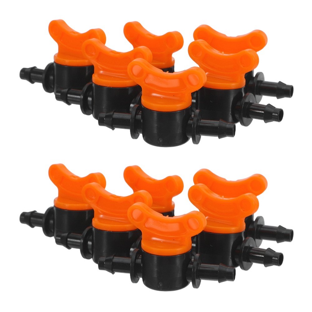 30 Pcs Capillary Mini Valve Drip Irrigation Shut off Valves System Barbed