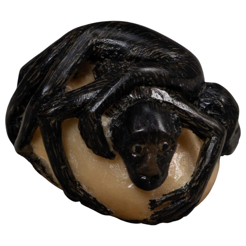 Double Howler Monkey Tagua Carving
