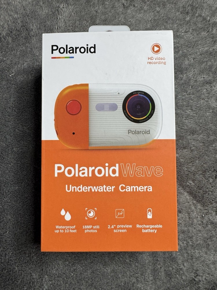 Polaroid Wave Underwater Camera Orange/White