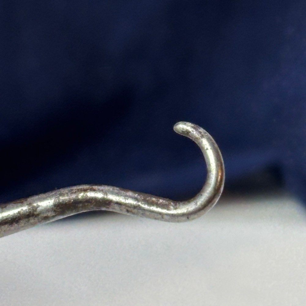 Antique Foster & Bailey Button Hook Sterling Silver Handle Lace Puller