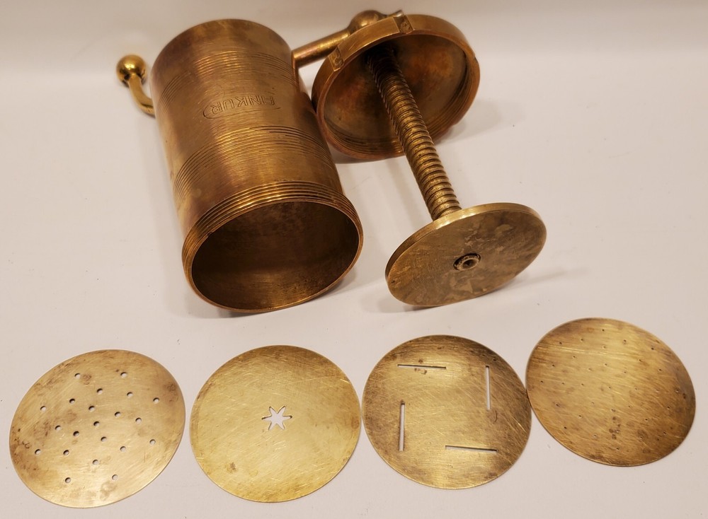 ANKUR Sev Sancha Brass Kitchen Press Pasta Maker