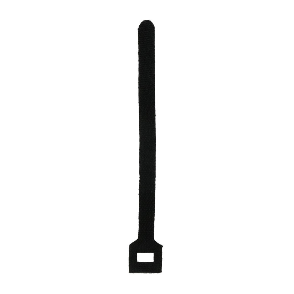 Construct Pro Hook & Loop Fastening Cable Ties, 6-inch (Black, 5 Pack)