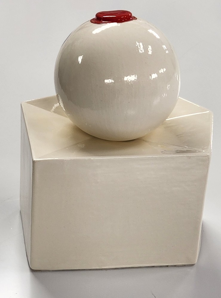 Handmade/Fired Ceramic Art Deco Contemporary Artwork