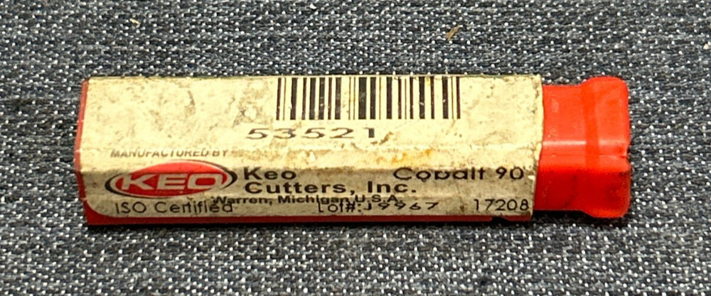 KEO DEBURRING TOOL PART NO 53520 3/8" 90° ZERO FLUTE