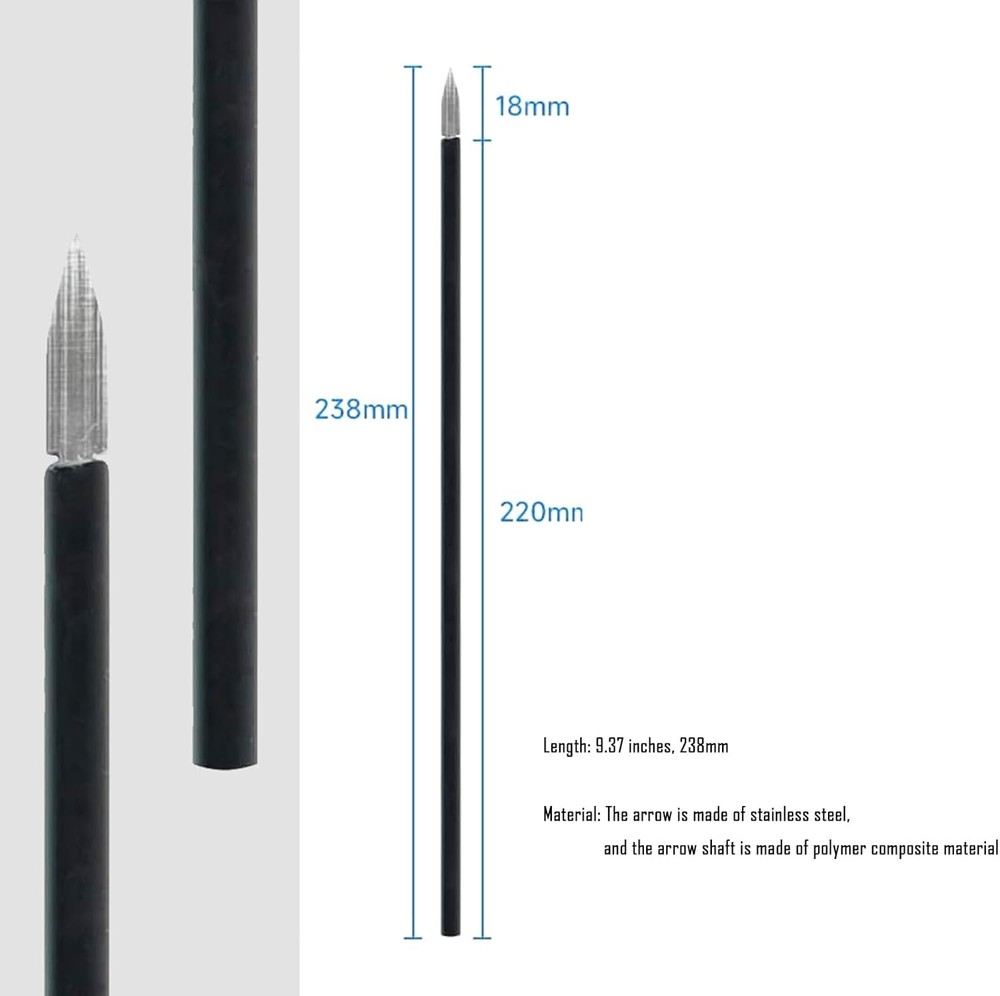 Mini Composite Bow Arrows Metal and Polymer