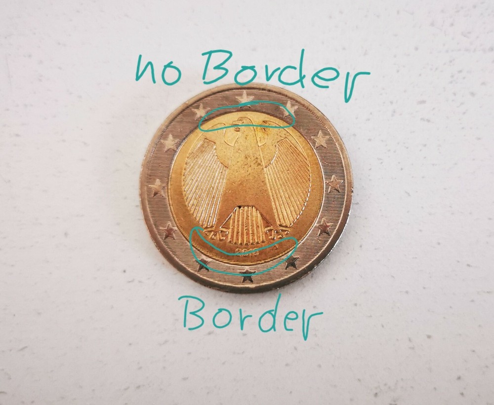 2 Euro Half Border ERROR
