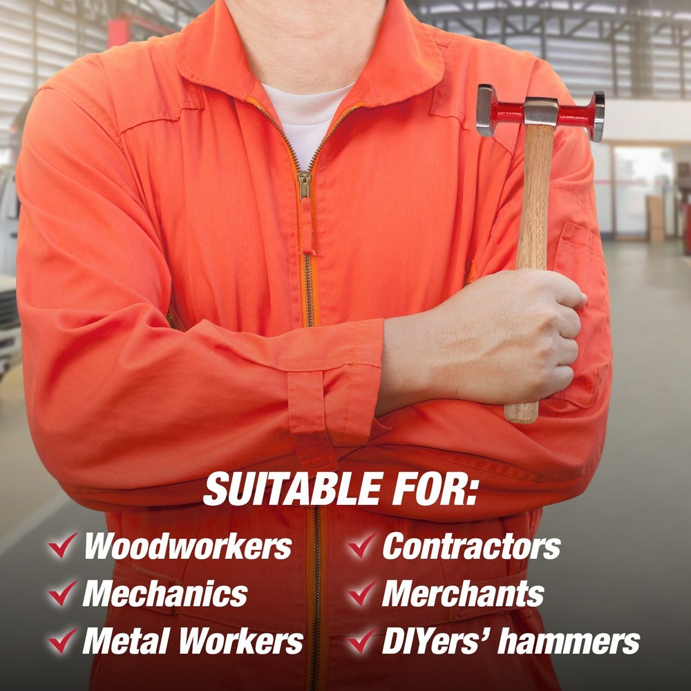 6PCS Panel Beaters Multifunctional Hammer Kit Dent Repair Tools Set