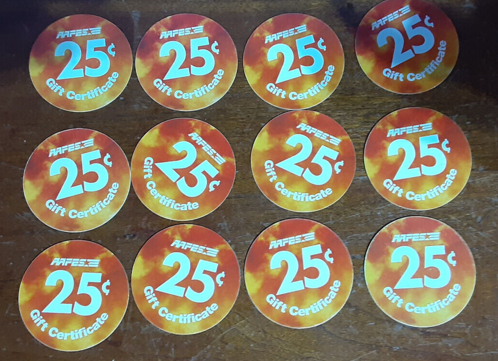 4th Print Set 25 Cent AAFES Pogs 2004 printing Extra Fine condition