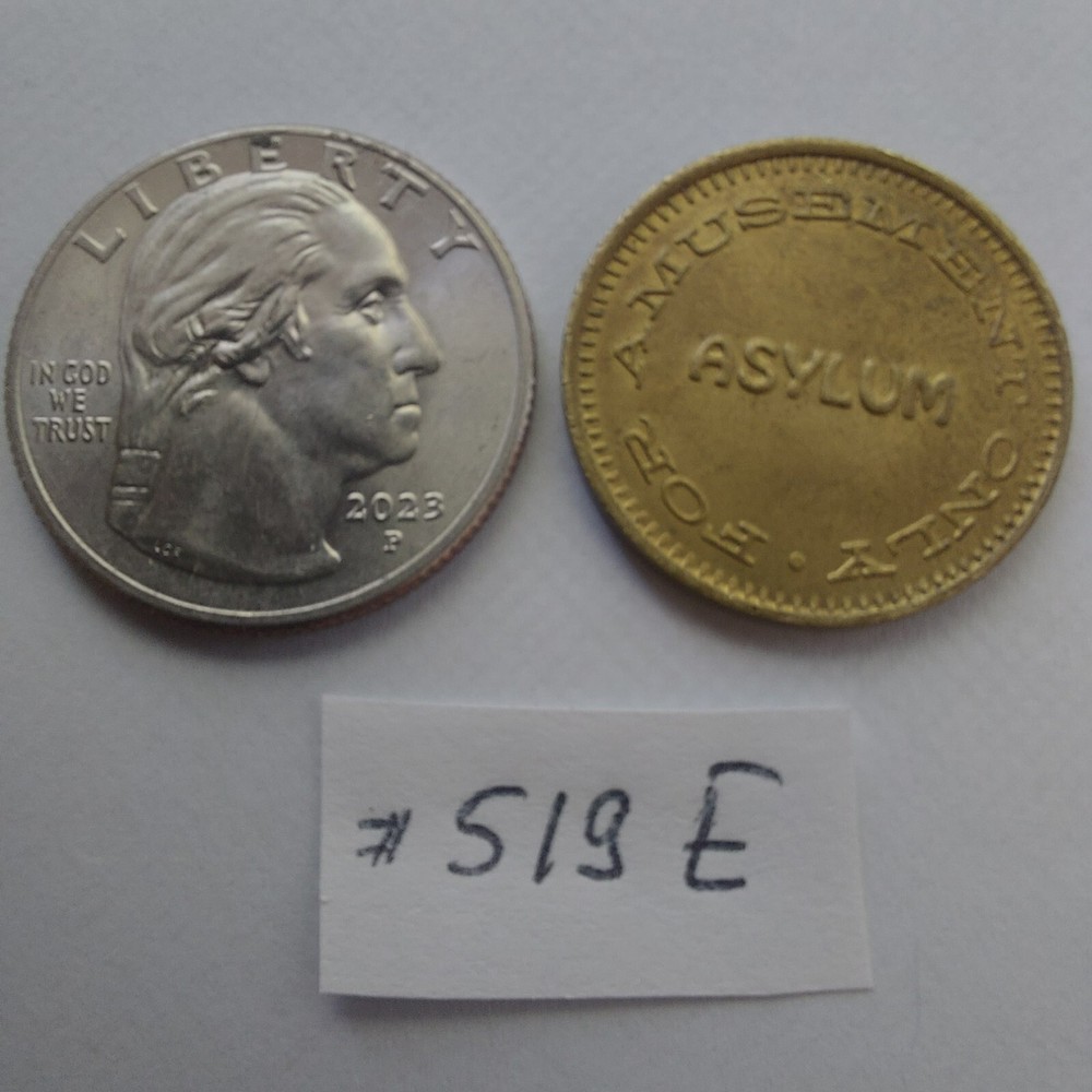 Token Video Game ASYLUM. bronze.#519E