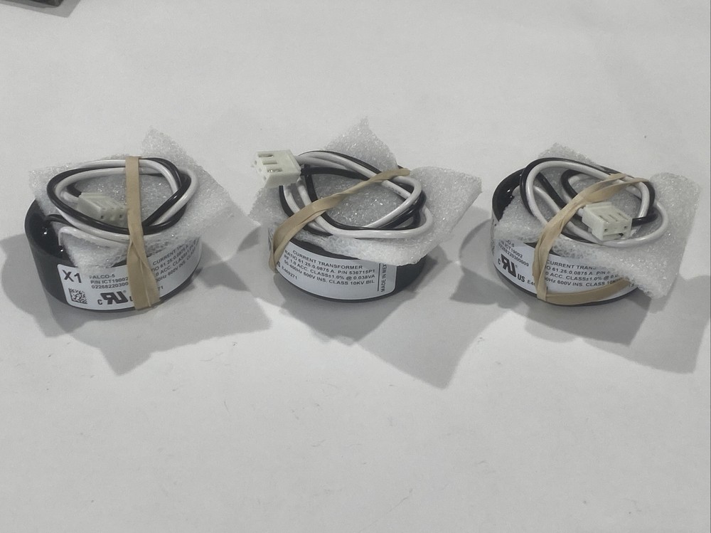 3-Pack Falco-5 Current Transformer Solid Core 10kV Full Wave ICT19002 New