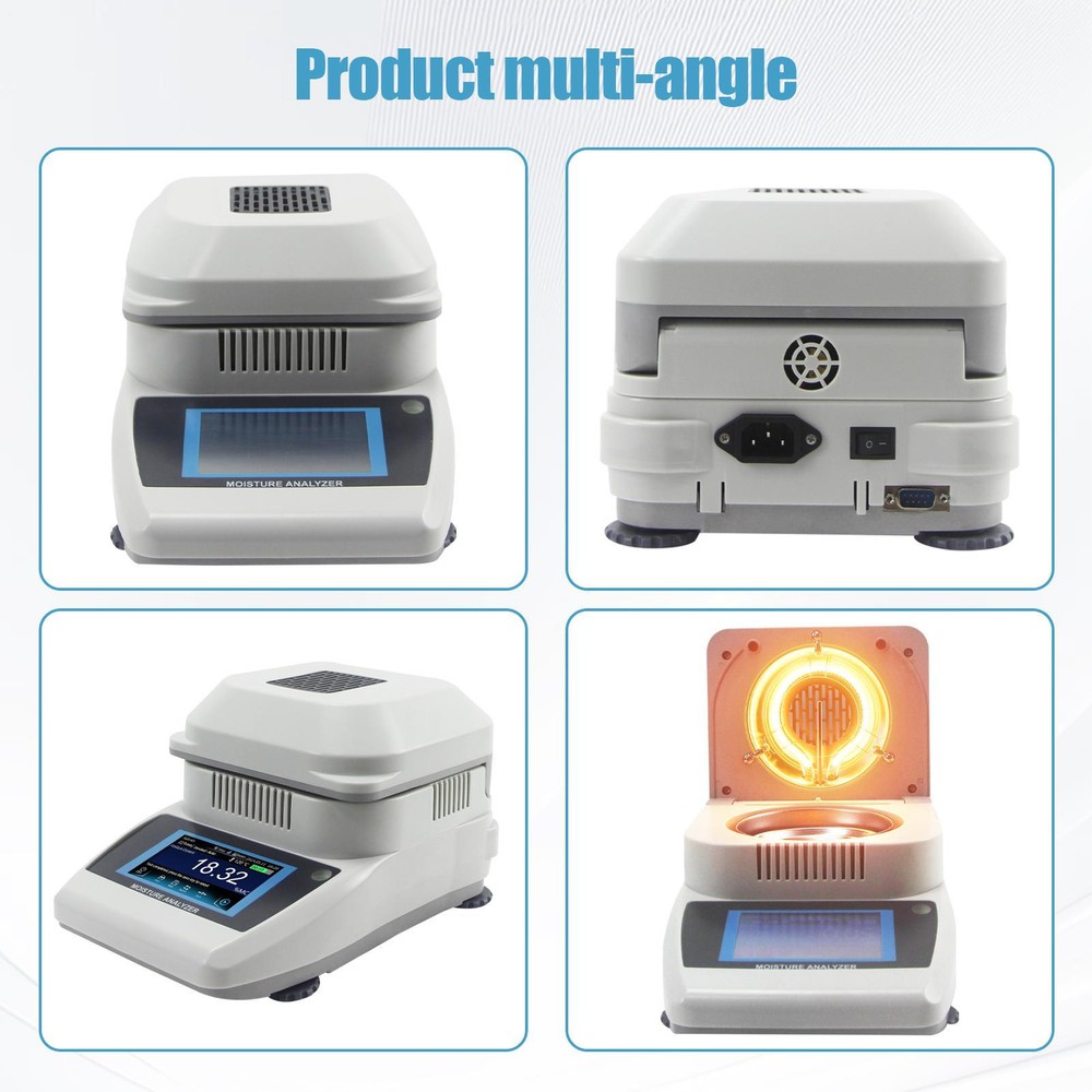 Moisture Analyzer Machine Halogen Heating Lab Moisture Analyzer 120g advantage
