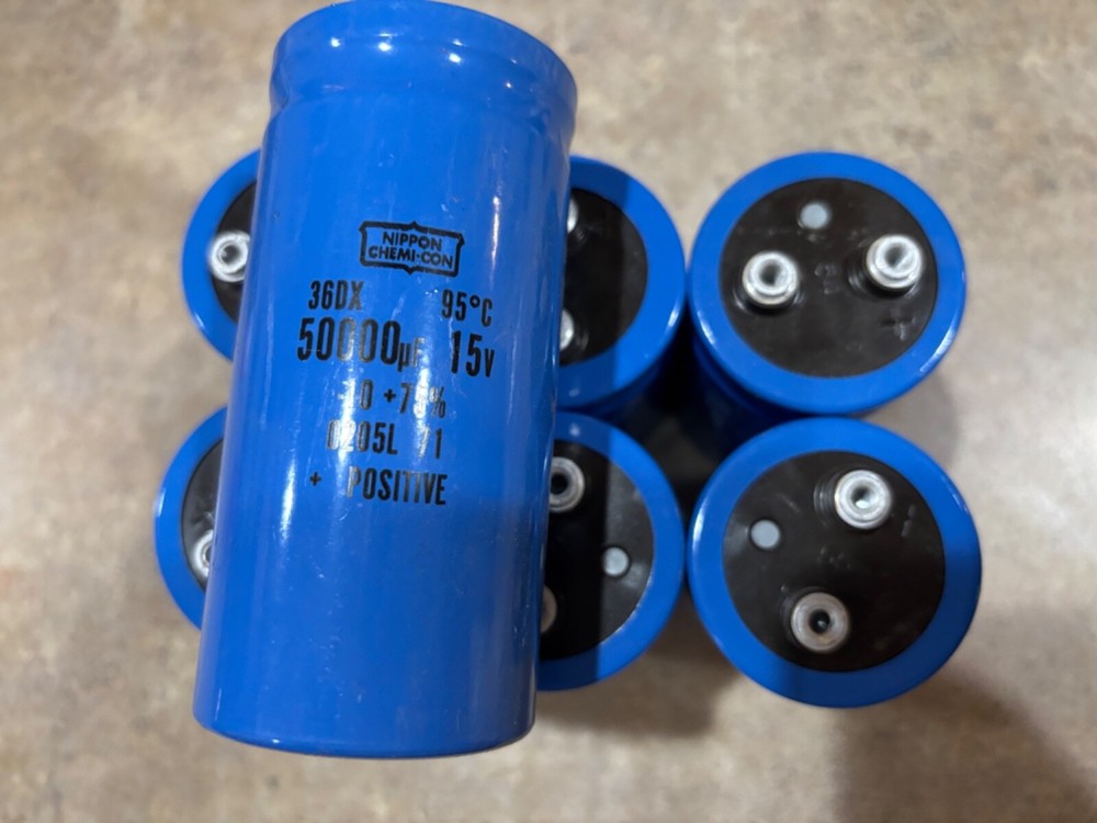 Nippon Chemi-Con 50000UF 15V Capacitor 95C