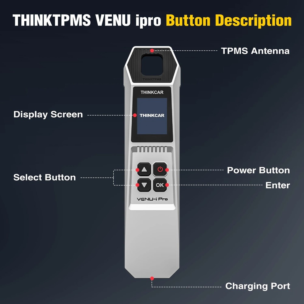 Thinkcar VENU-i Pro TPMS Programming Tool Tire Sensors Detector Activate Relearn