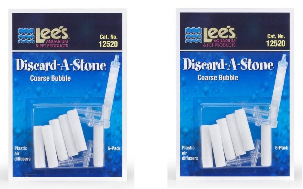 Lee's Aquarium Discard-A-Stone Plastic Air Diffusers, Coarse Bubble … (12