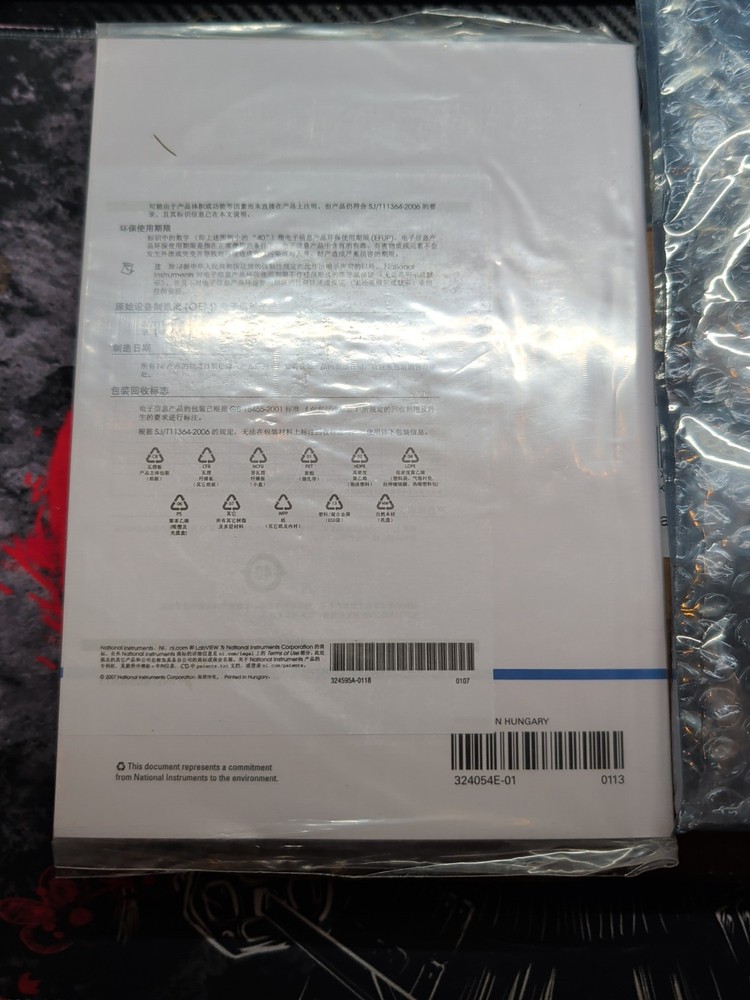 National Instruments NI-488.2 For Windows GPIB Guide, Software, Warranty & Board
