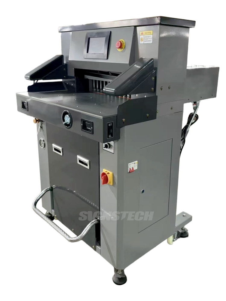 520mm 20.4" Hydraulic Paper Guillotine Cutter Programmable Stack Cutting Machine