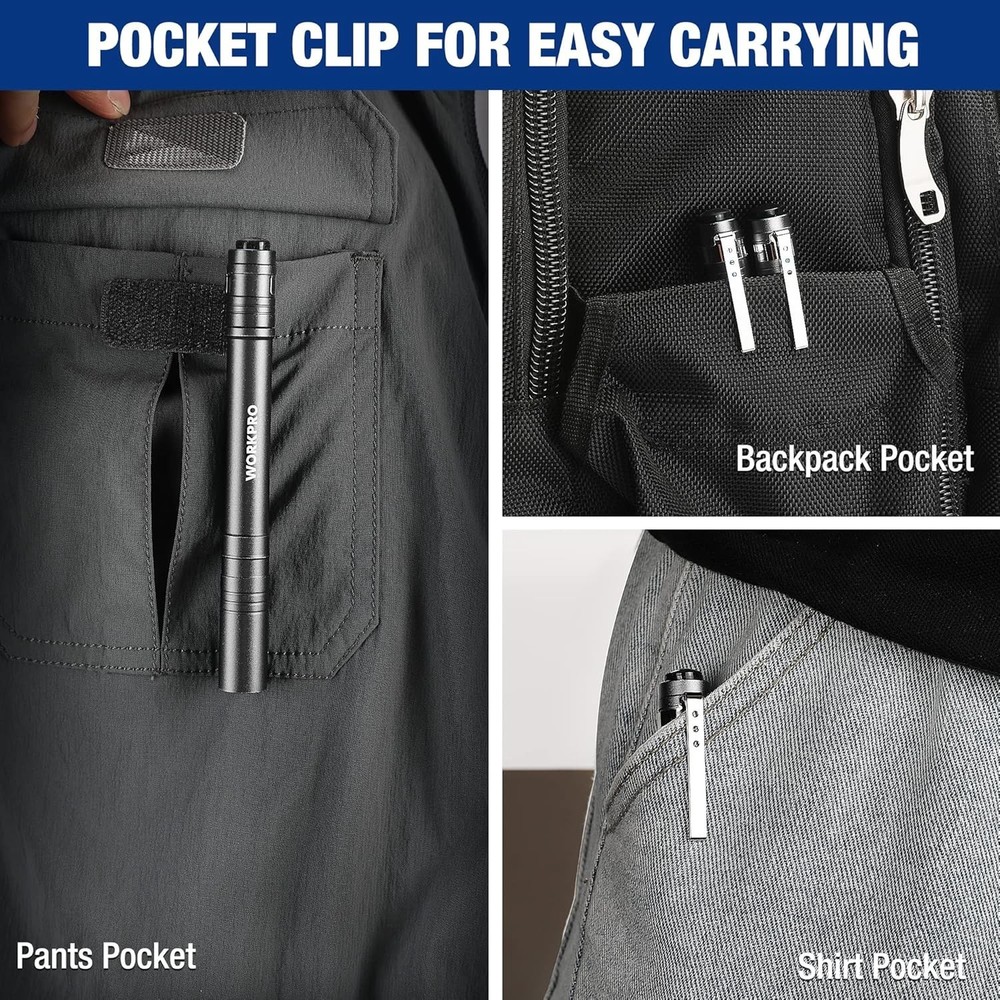 High-Quality Compact Pen Flashlight: Perfect for Everyday Use and Emergencies
