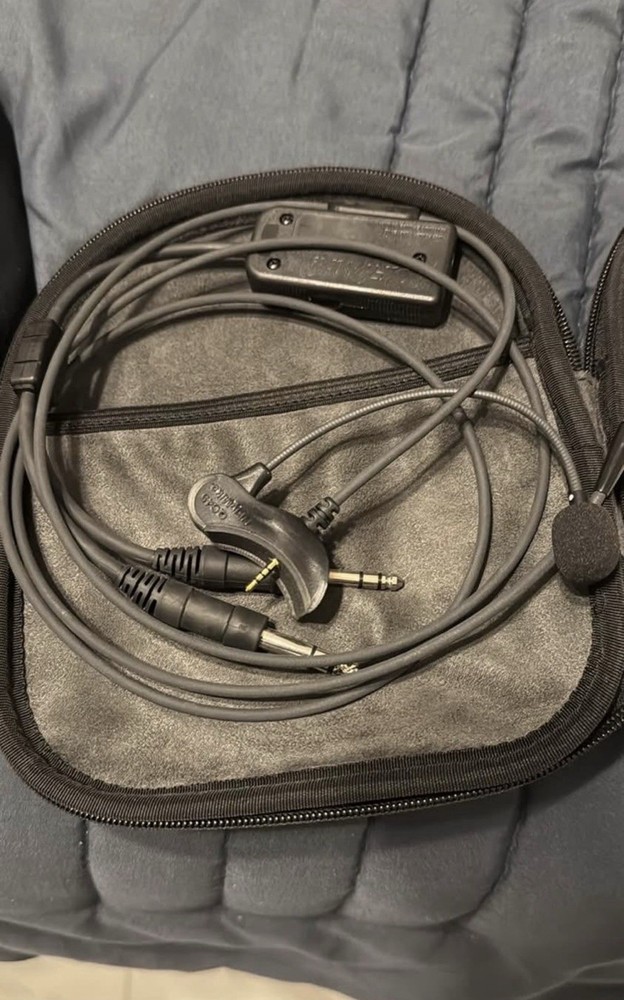 Bose Headset With Uflymike Aviation Harmony Pro.