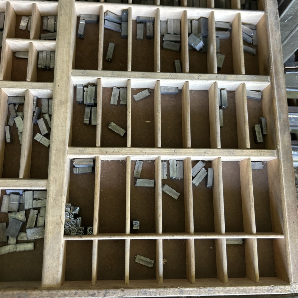 Letterpress Printer Type 24 Pt Font Print Type