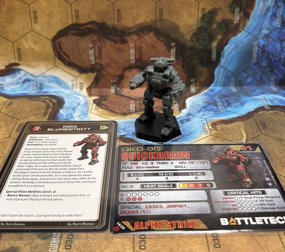 Battletech Quickdraw Mech (qkd -4g, 9g) Mercenaries