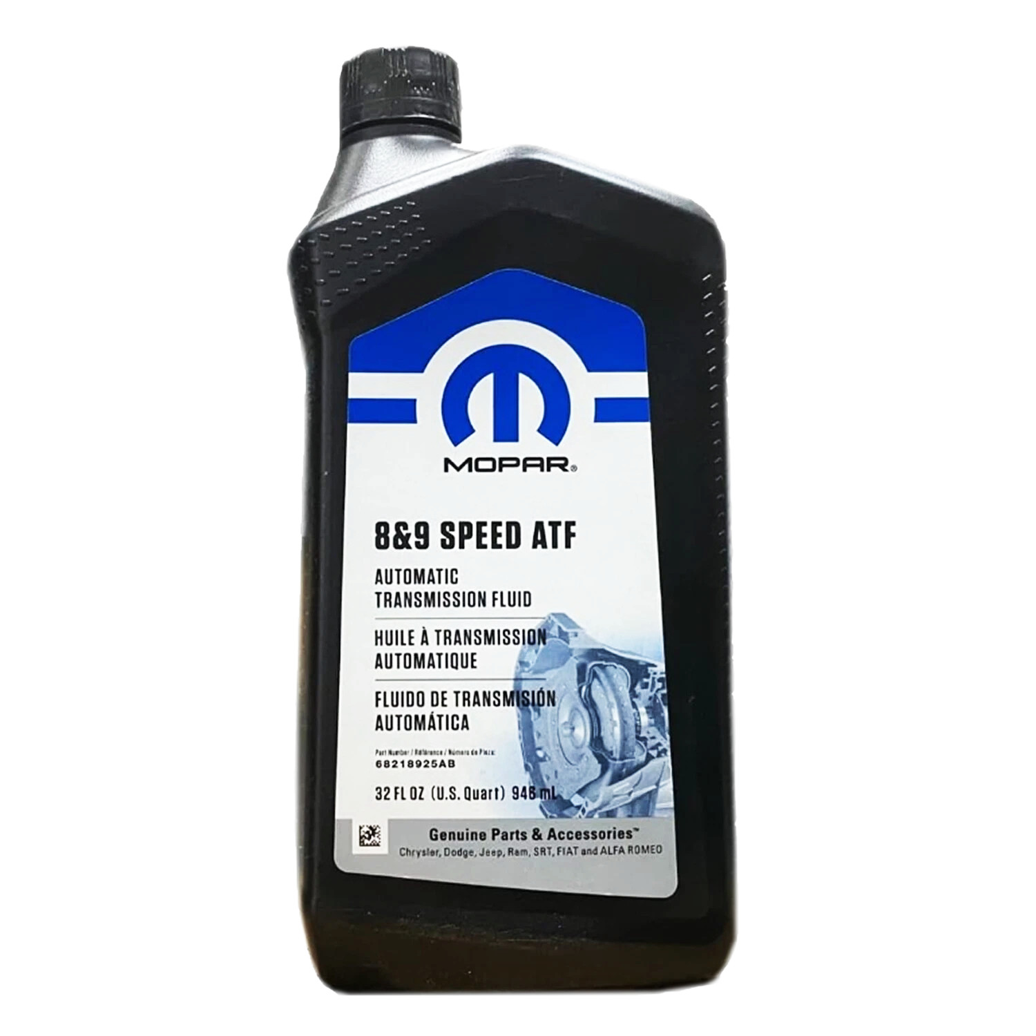 Mopar 68218925AB 8&9 Speed ATF Automatic Transmission Fluid- 7 Quarts