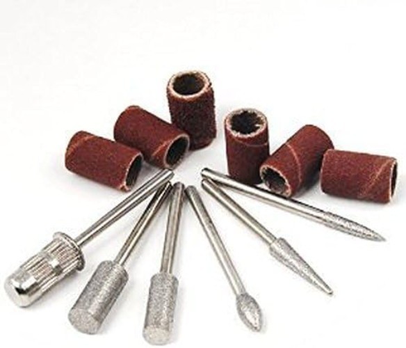 6pc Nail Drill Bits for Machine Replacement 3/32" Shank Size Acrylic Art