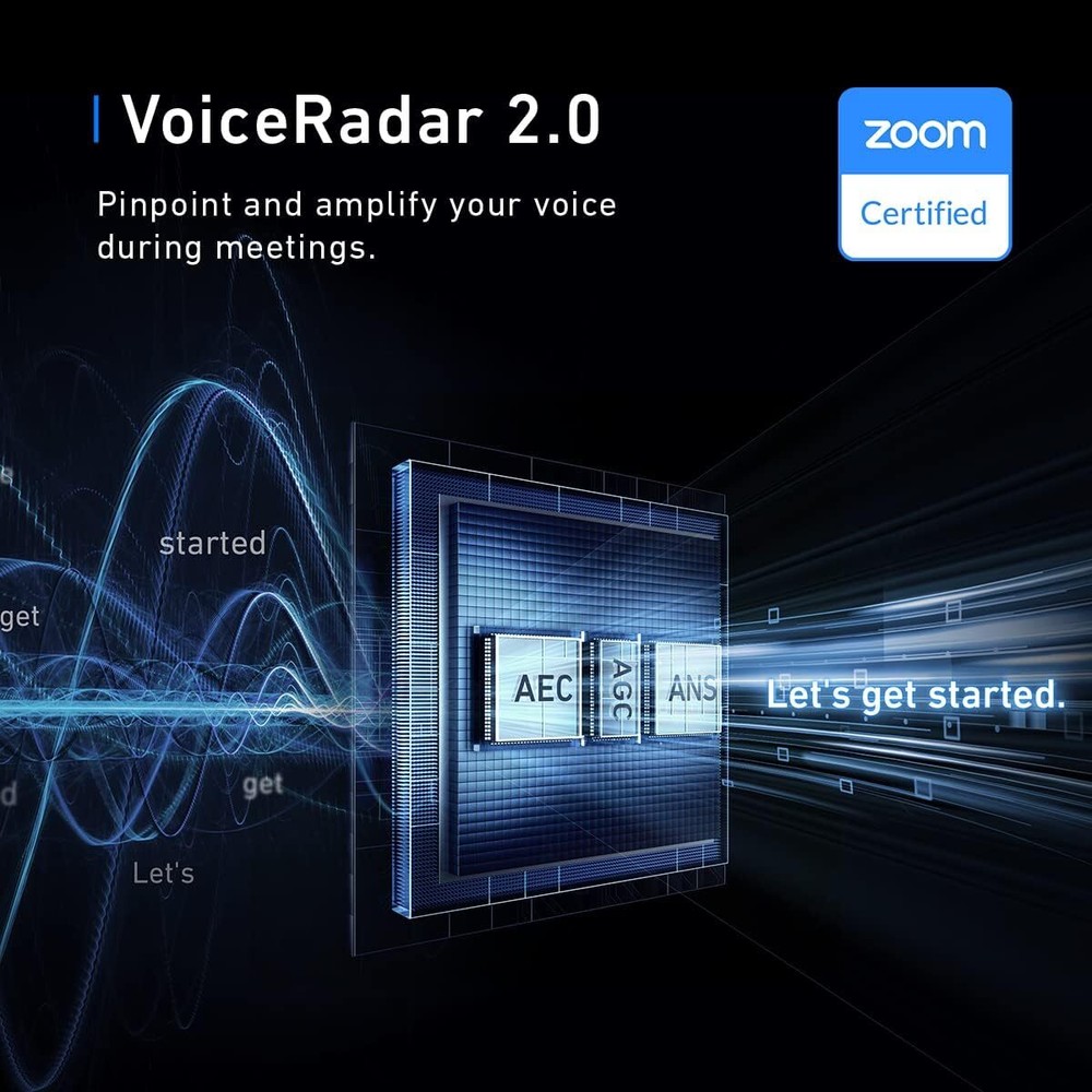 AnkerWork SR500 Conference Speaker 8 Microphone Deep Learning 48kHz for Meeting