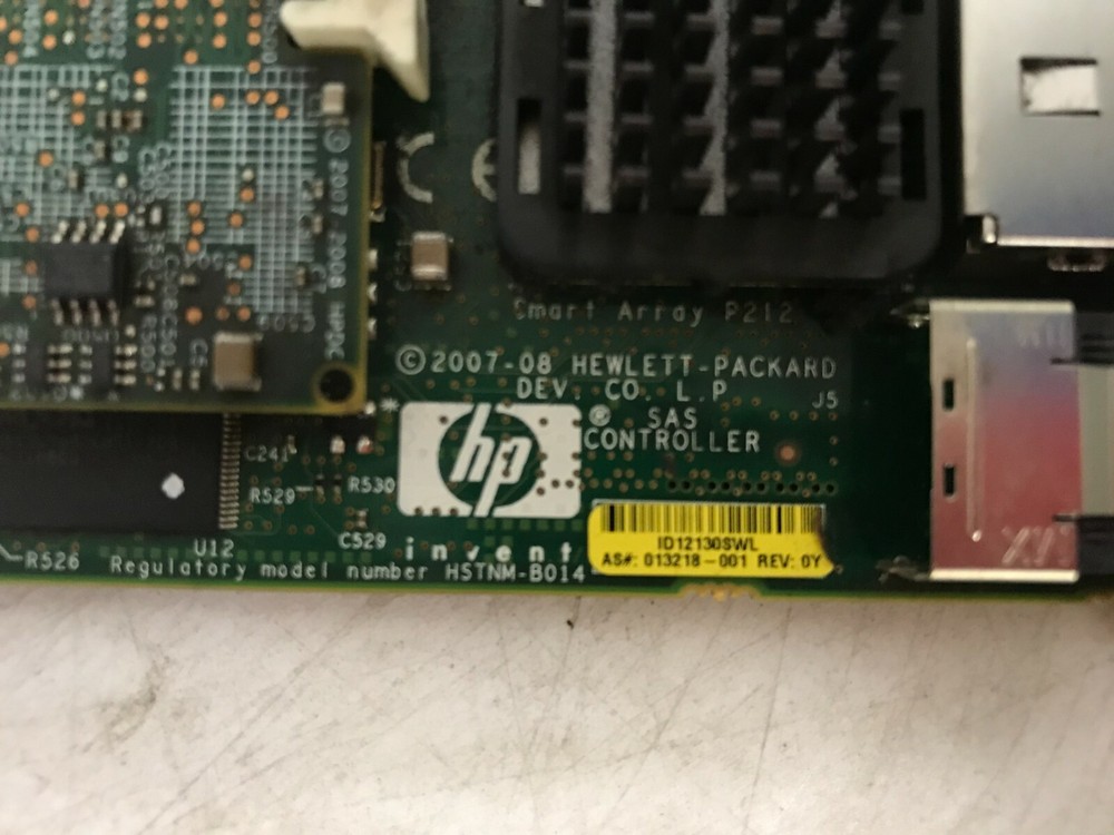 HP Smart Array P212 2-Port Mini-SAS Standard Profile Raid Controller 462594-001