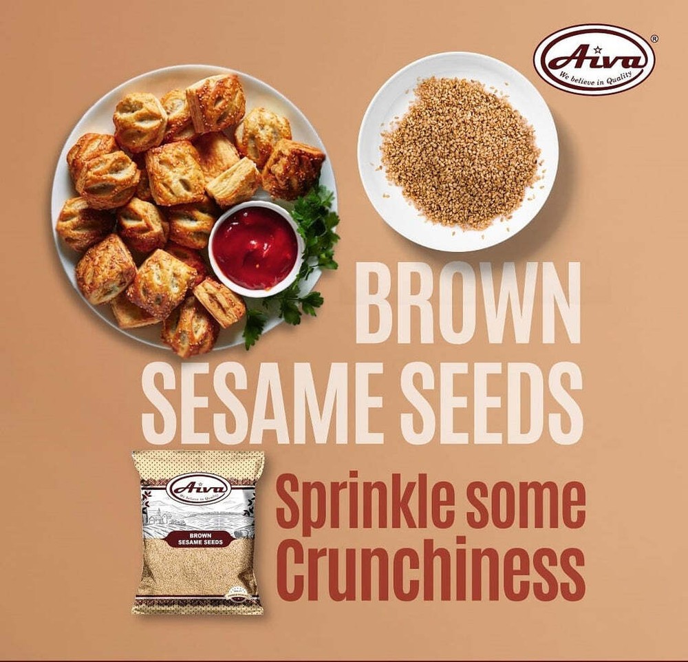 Aiva Brown Sesame Seeds 5 lb