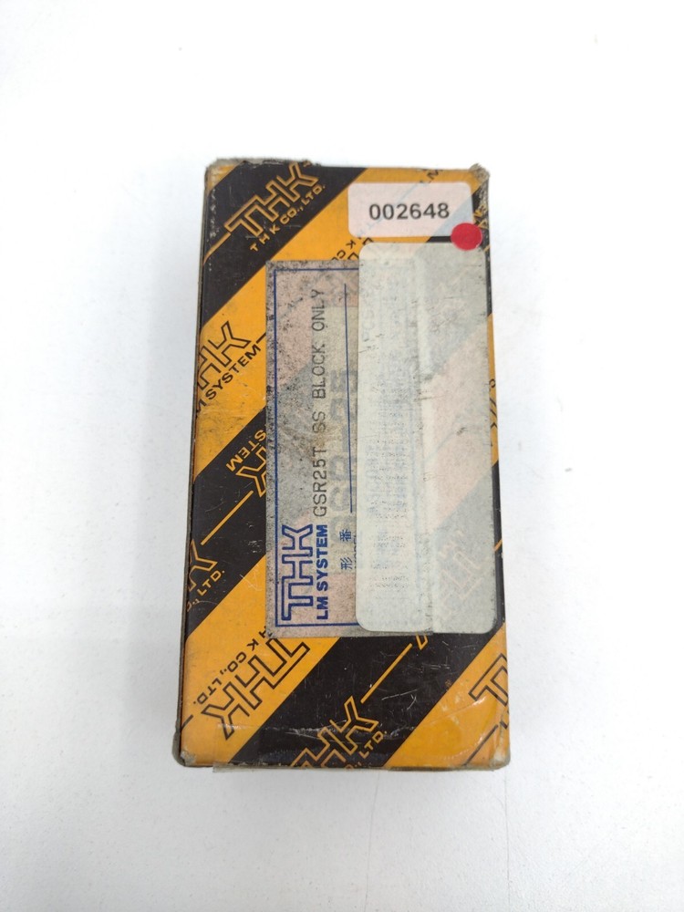THK GSR 25T SS Linear Guide (Ball Runner Block Only)