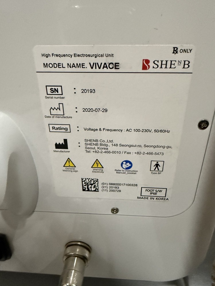 Vivace RF Microneedling Device, New panel in 2023 added
