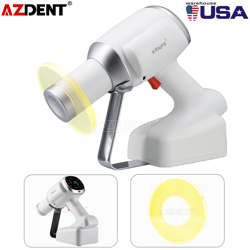 USA Dental Handheld  X-rays Unit Machine +Scatter Shield Protective Ring