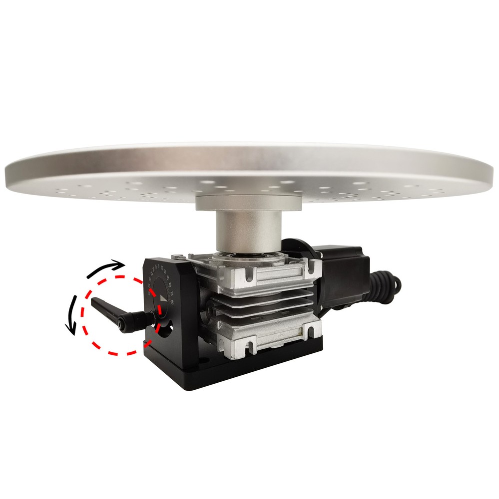 360° Electric Circular Rotating Work Table Laser Marking Specific Round Platform
