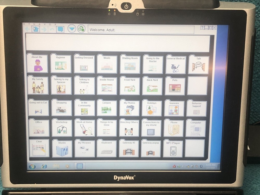 DYNAVOX VMAX+ EYEMAX WITH Chargers, CD. Nice!!