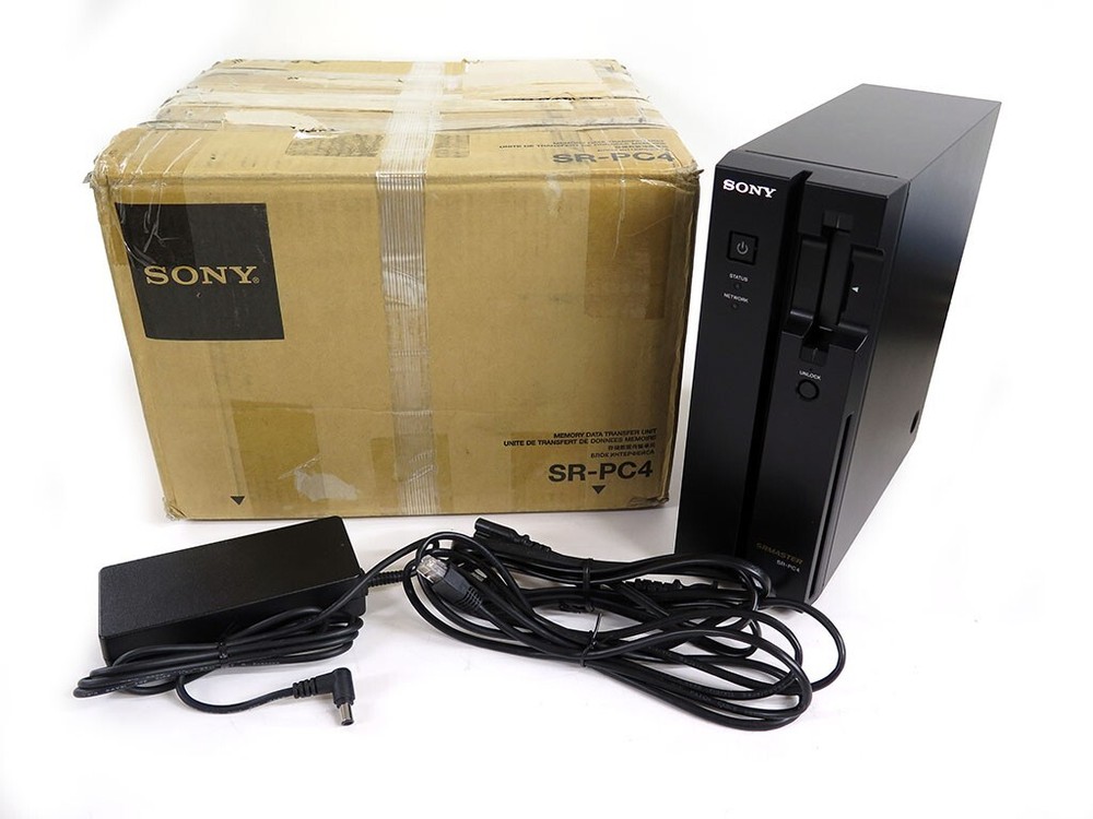Sony SR-PC4 SRMemory data transfer unit SR memory reader for F65 camera - 4 hour