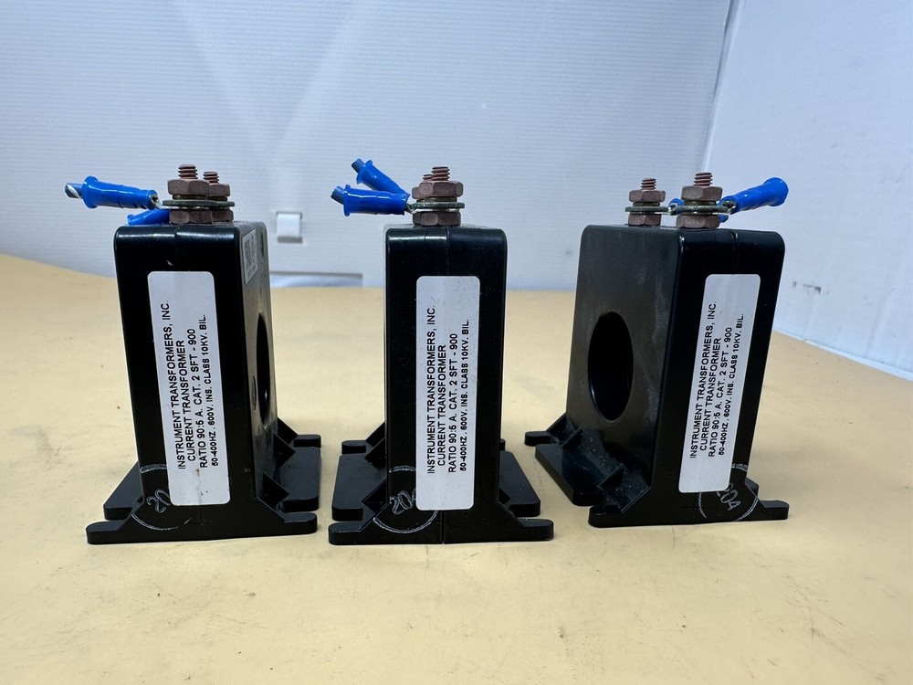 (3x) Instrument Transformers Model 2sft-900 Current Transformers