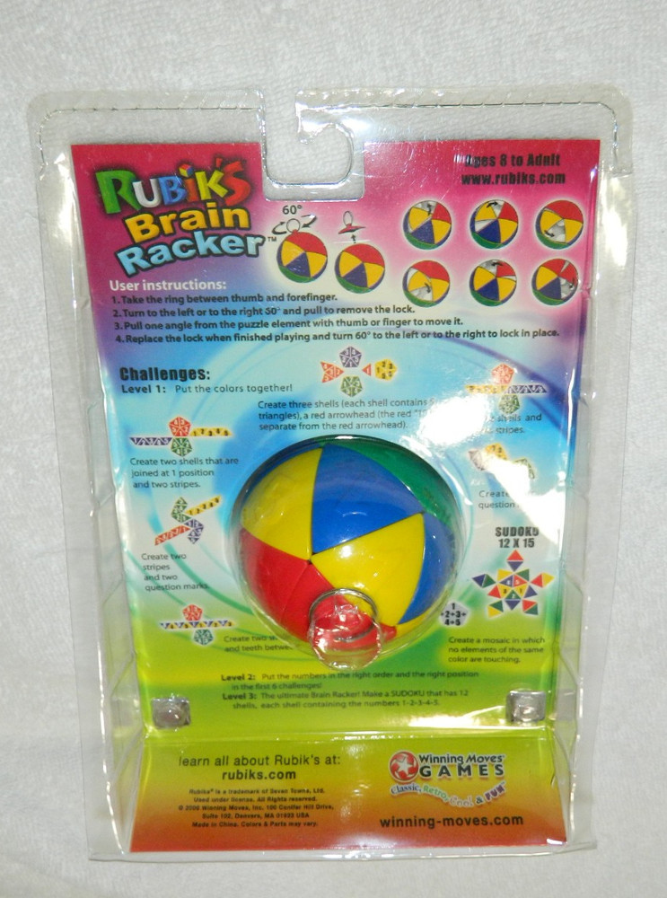 Winning Moves Rubik's Brain Racker Puzzle