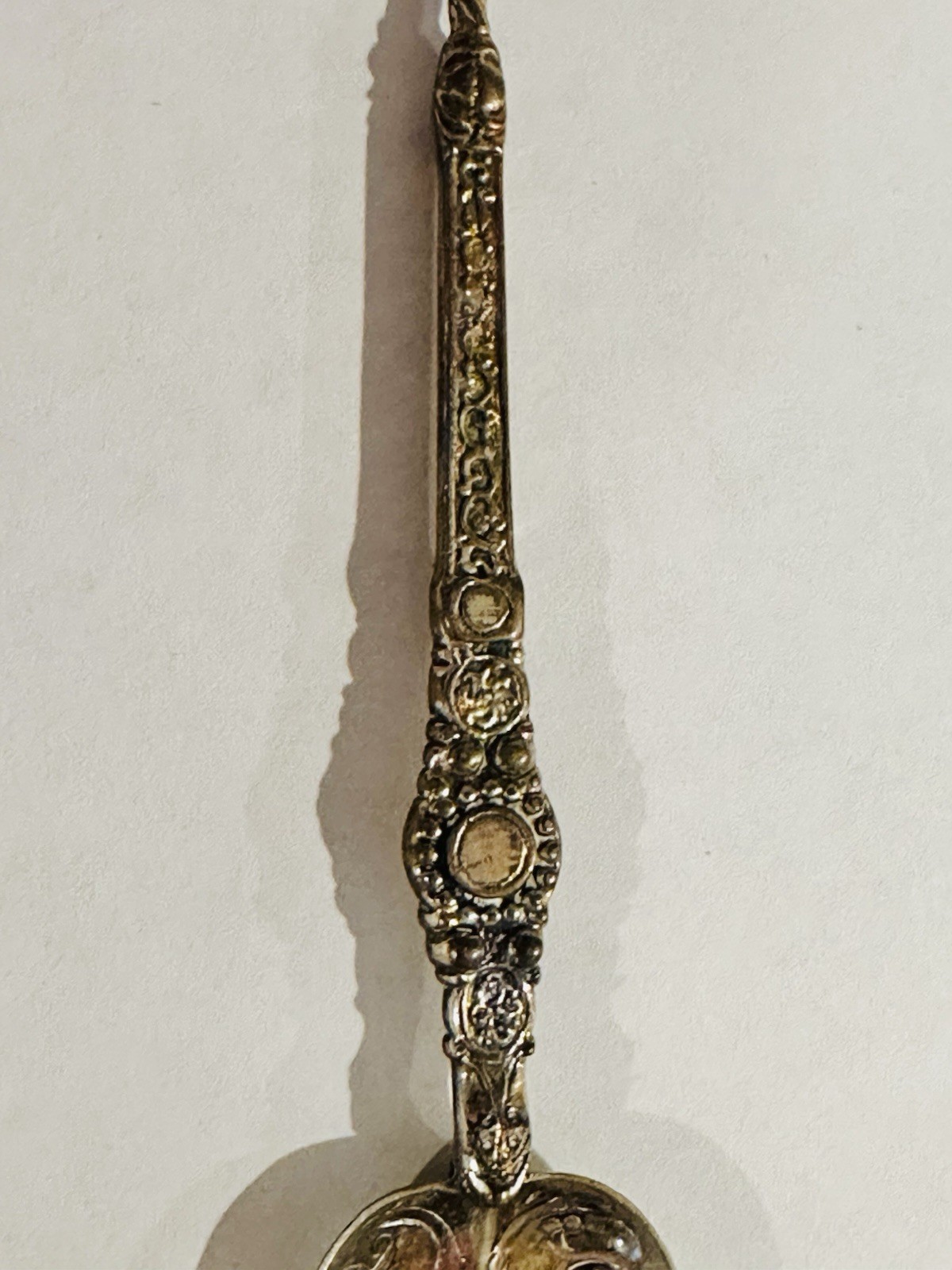 English Estate Sterling Silver Coffee Spoon GW London 1952 4 5/8"