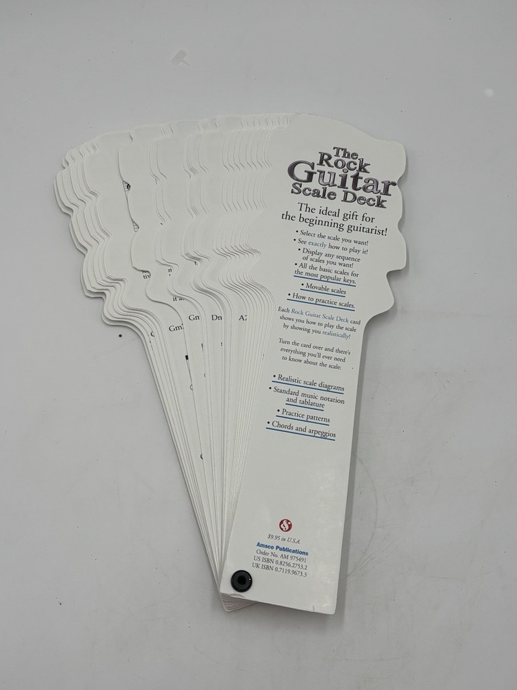 The Rock Guitar Scale Deck Beginners Lesson Learning