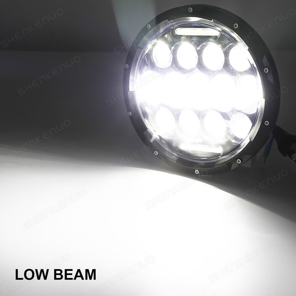 For Buell Blast X1 Motorcycle 7" LED Headlight Projector Daytime Running Light