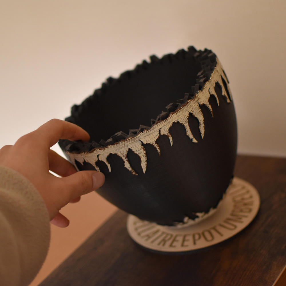 Plant pots plastic zombies