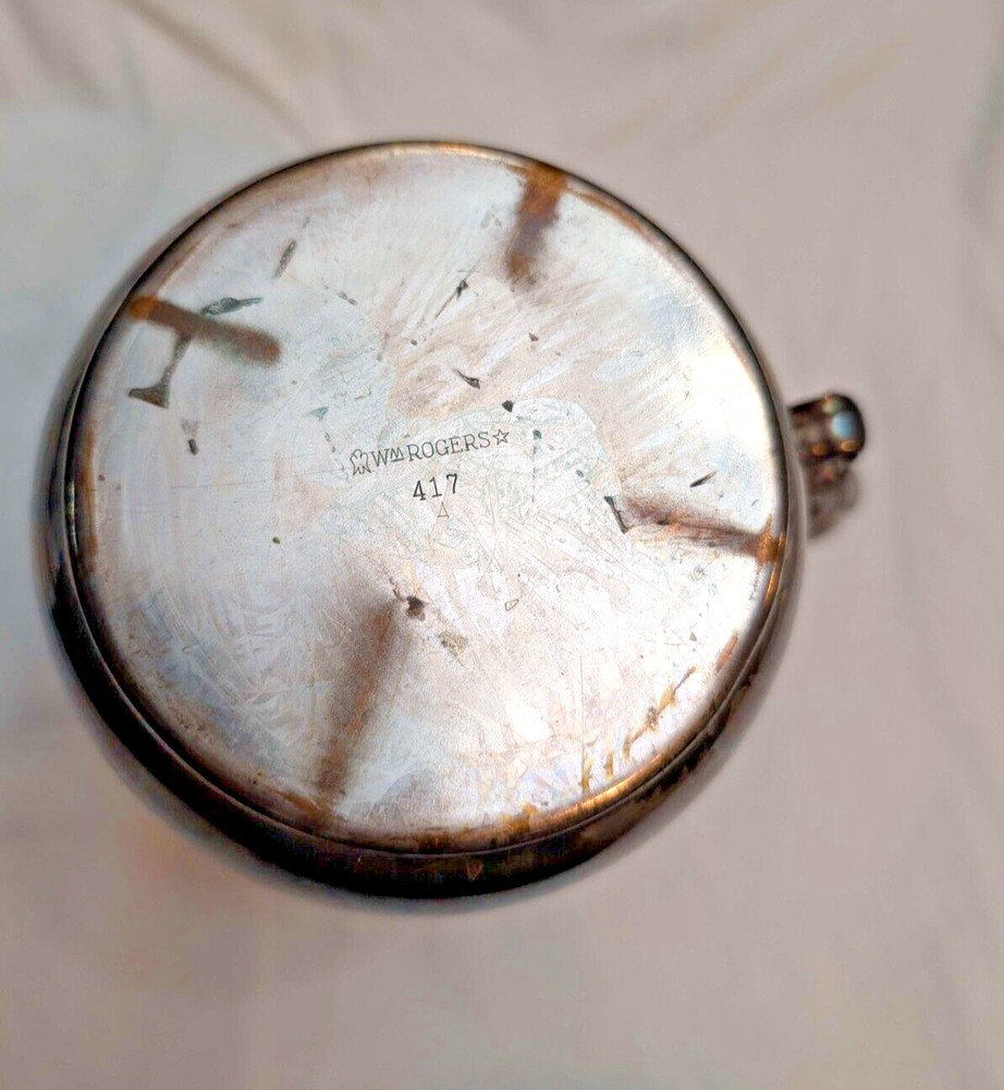 Vintage WM Rogers 417 Silver Plated Pitcher